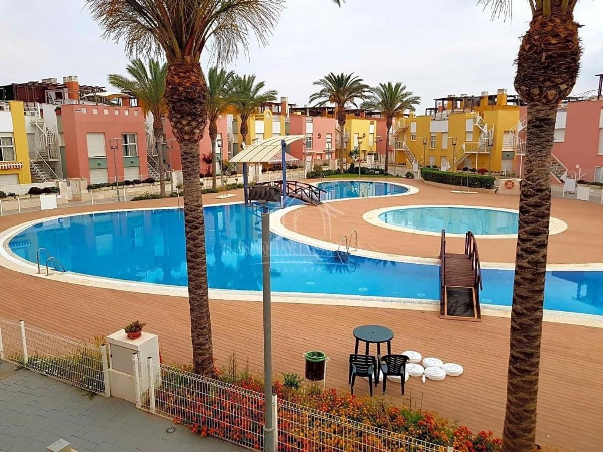 Vera - Playa Fantástico Apto 1-4 Huésped Piscina a 100 m Playa con Parking Terraza URB Laguna Beach Playas de Vera Esterno foto
